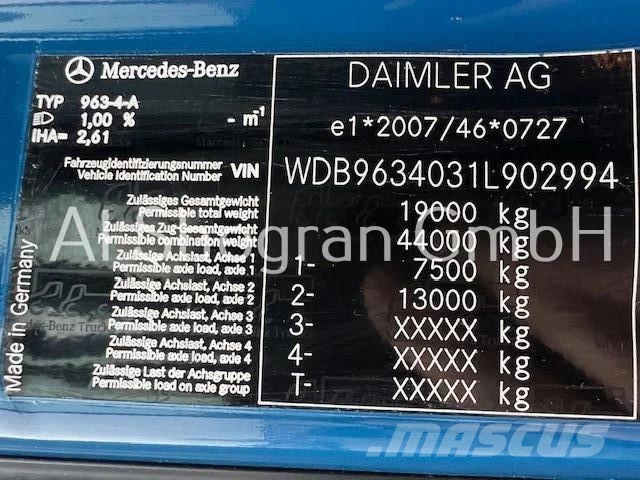 Mercedes-Benz Actros 1845 StreamSpace 2,30/Standklima/Euro6 Vilcēji