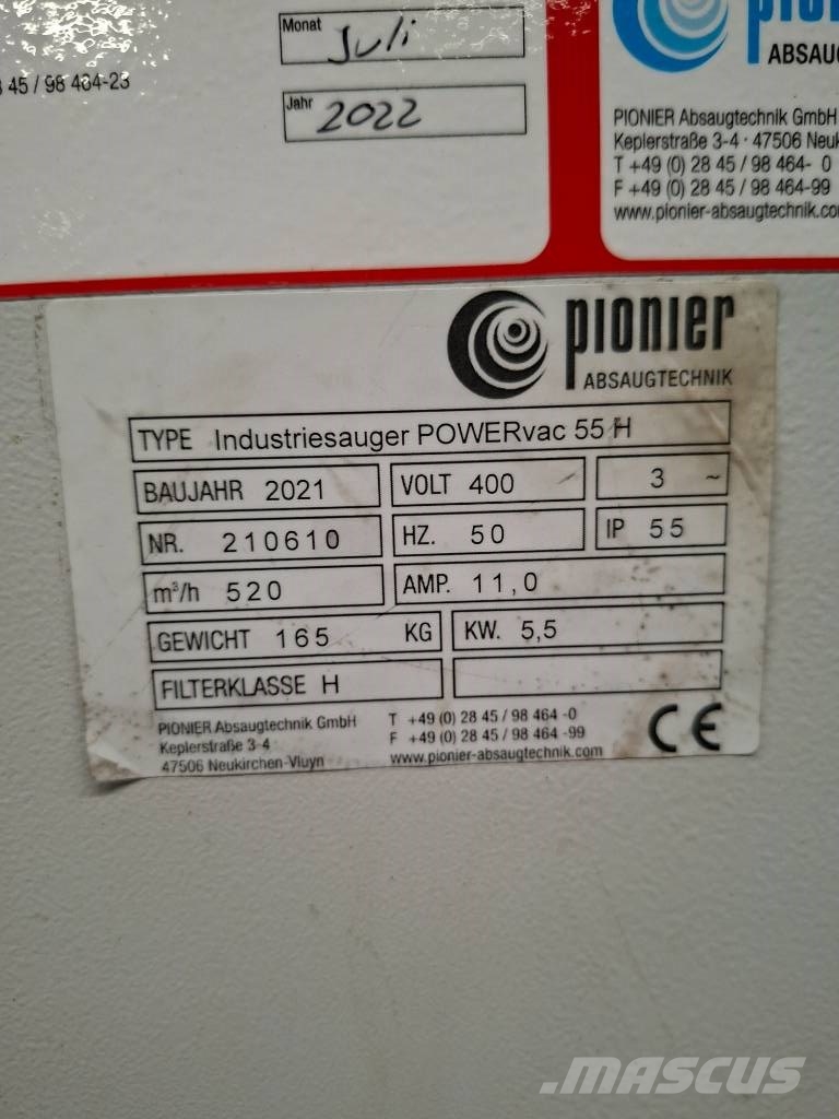 PIONIER POWERvac 55 H Støvsugere