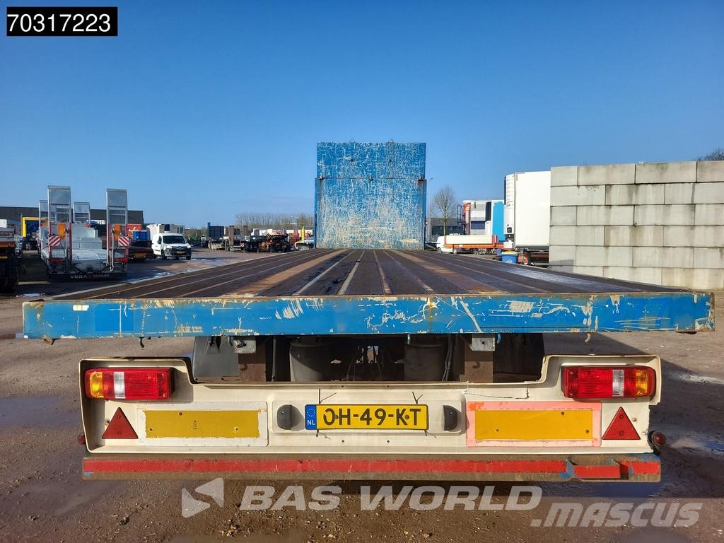 Fruehauf 1 Axle Steering Vlakke laadvloeren