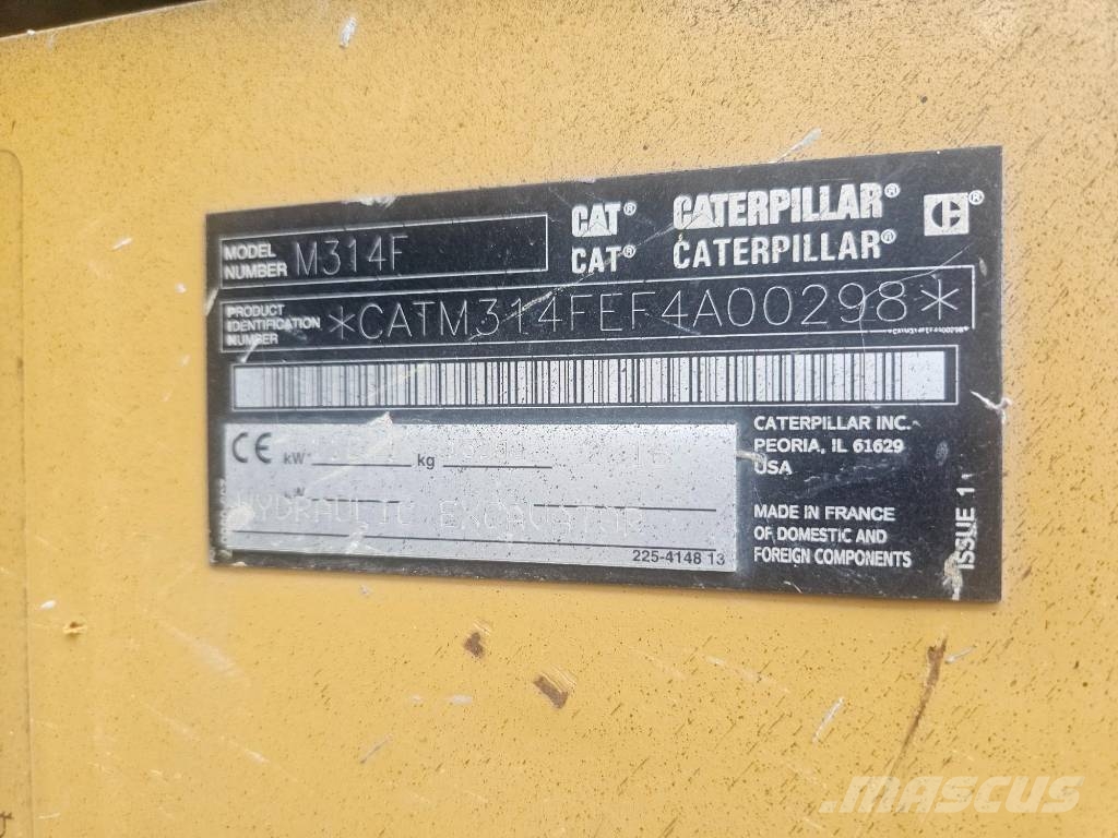 CAT M314F حفارات بعجل