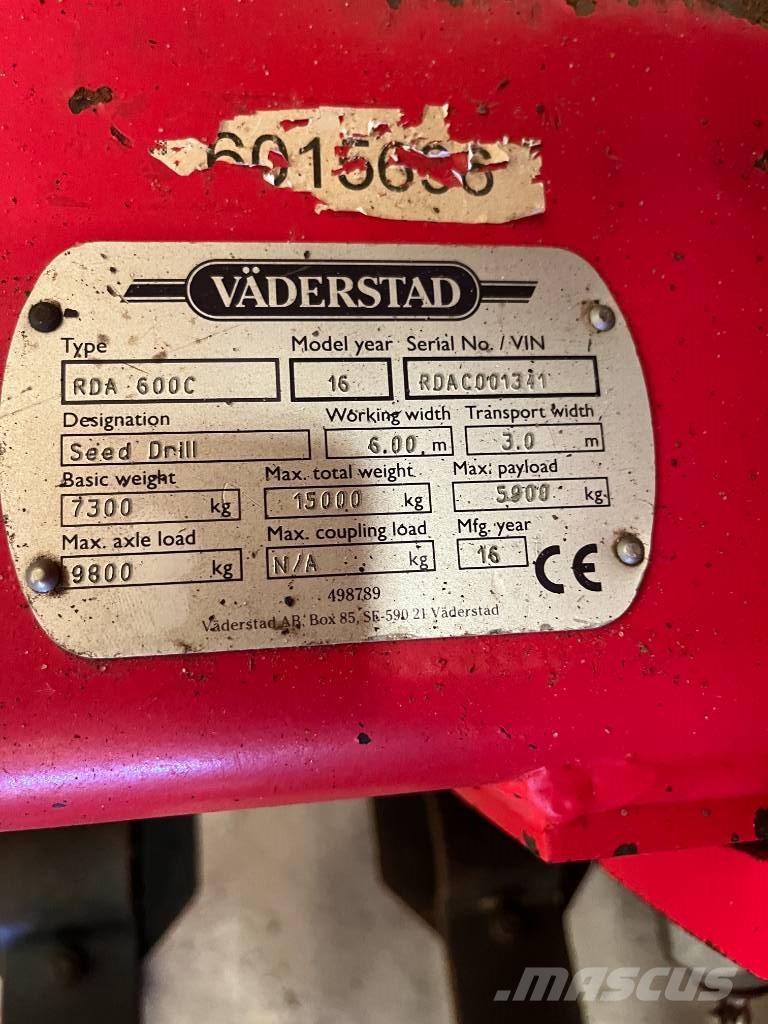 Väderstad Rapid 600 Sejalnice
