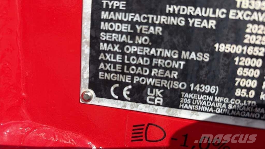 Takeuchi TB395W Spezialbagger