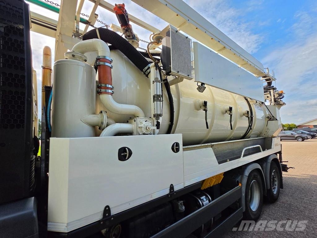 MAN TGS 28,470 KROLLCOMBI K14.0/28P!! 89,000 km and 2, Camiones aspiradores/combi