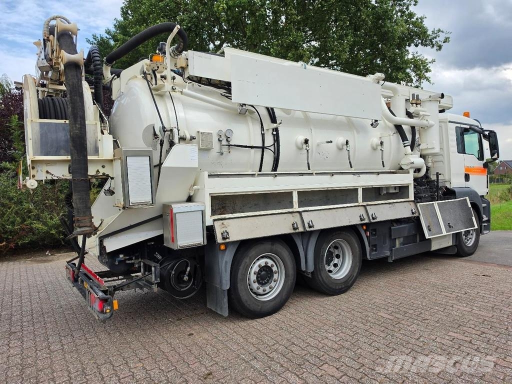 MAN TGS 28,470 KROLLCOMBI K14.0/28P!! 89,000 km and 2, Camiones aspiradores/combi