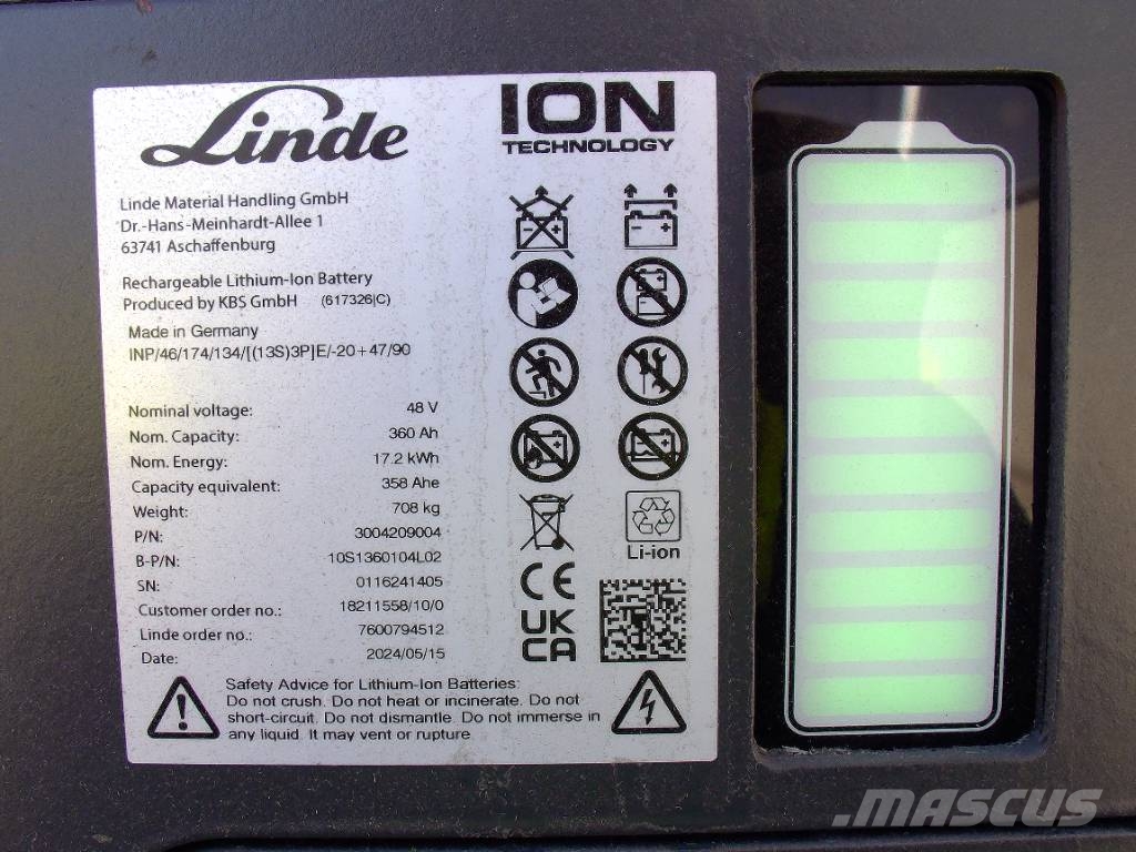 Linde EG16-02 Electric forklifts