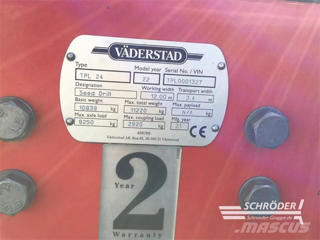 Väderstad TEMPO L 24 ماكينات البذر الدقيق