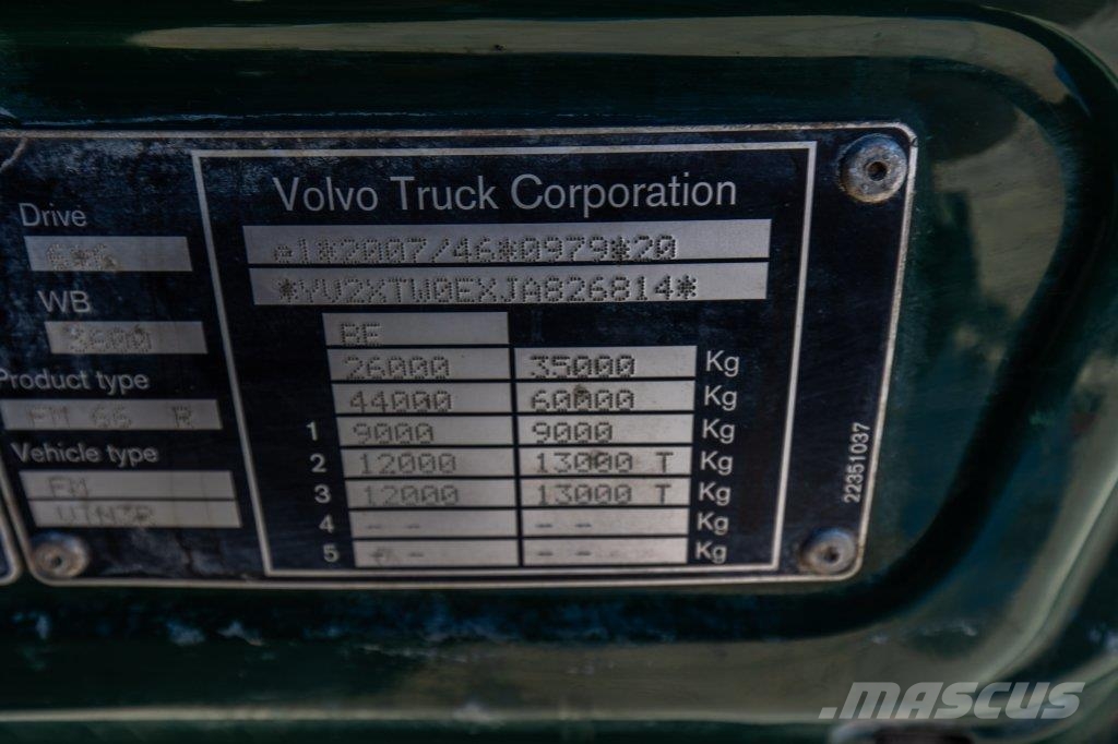Volvo FMX 420 -6x6 - TIPPER / TRACTOR Billenő teherautók