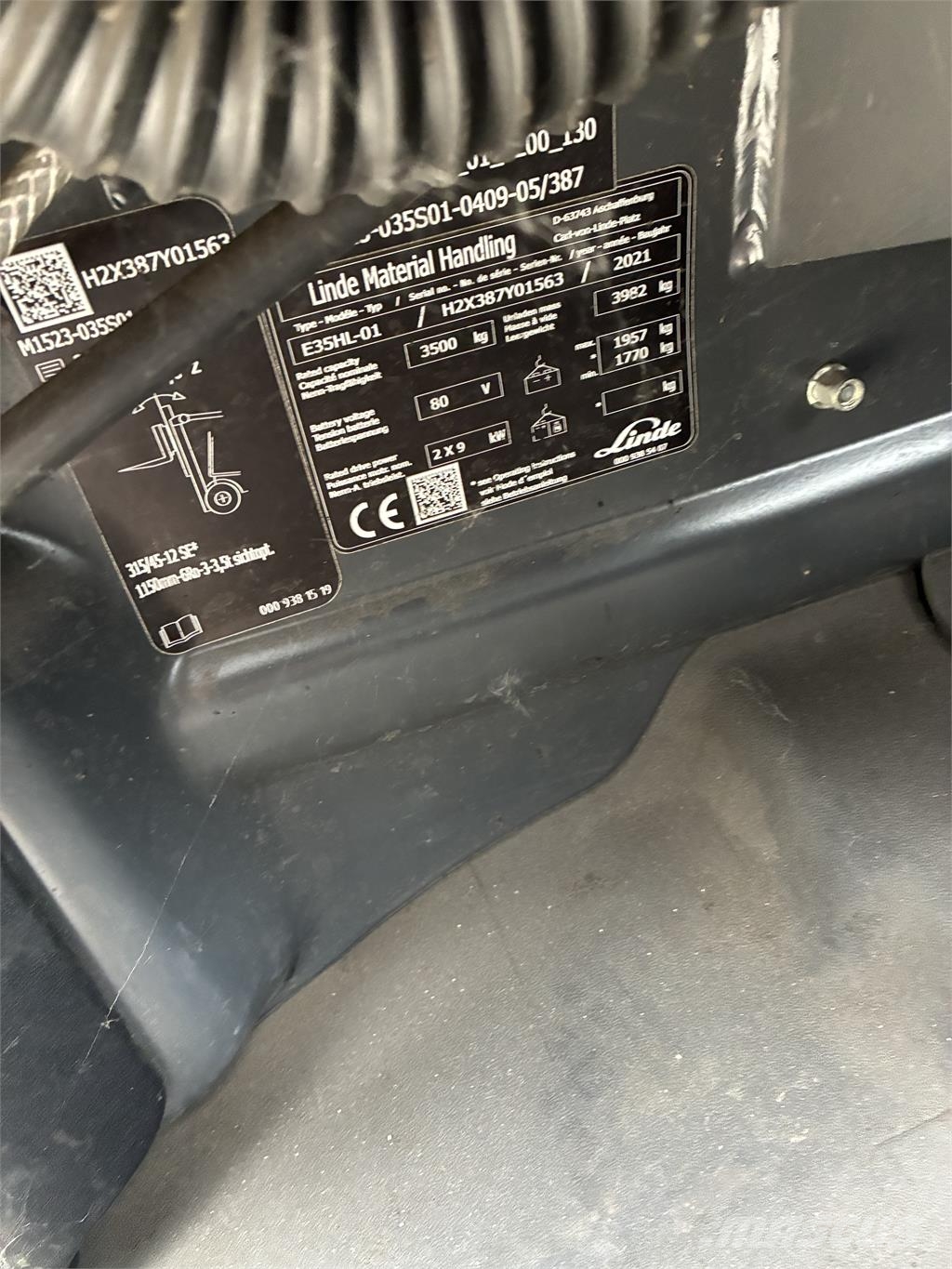 Linde E35HL バッテリーフォークリフト