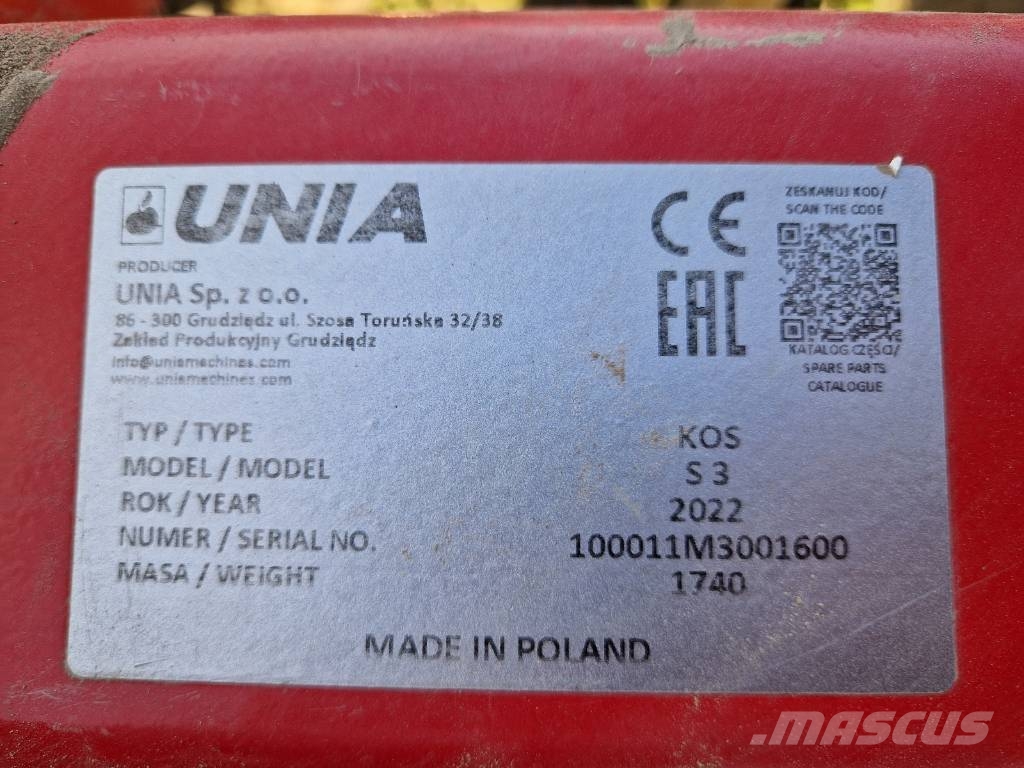 Unia KOS S3 Cultivatoare