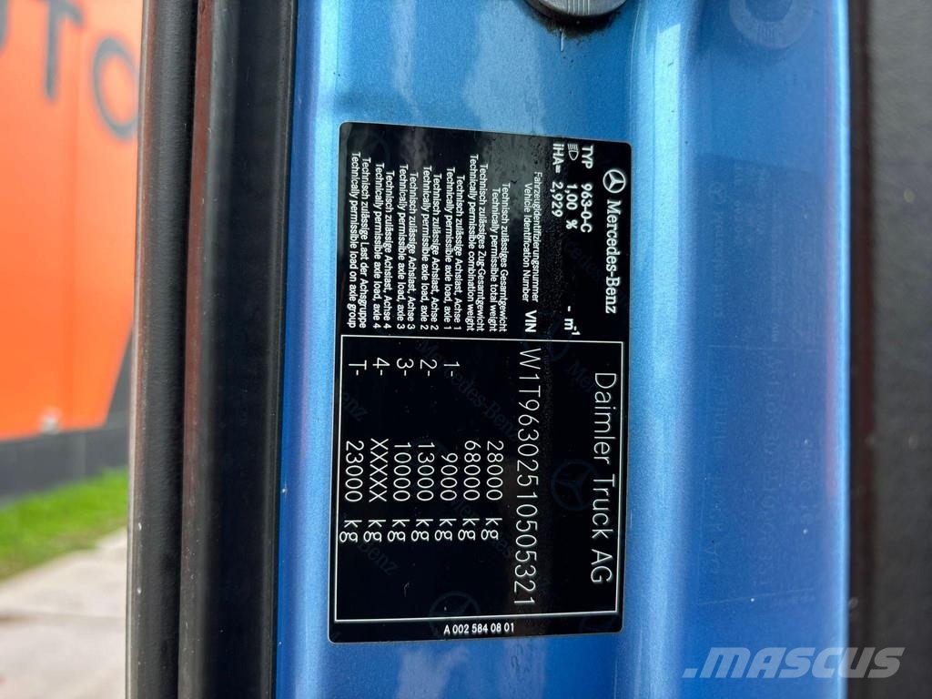 Mercedes-Benz Actros 2653 6x2 FOR SALE AS CHASSIS ! Camiones chasis