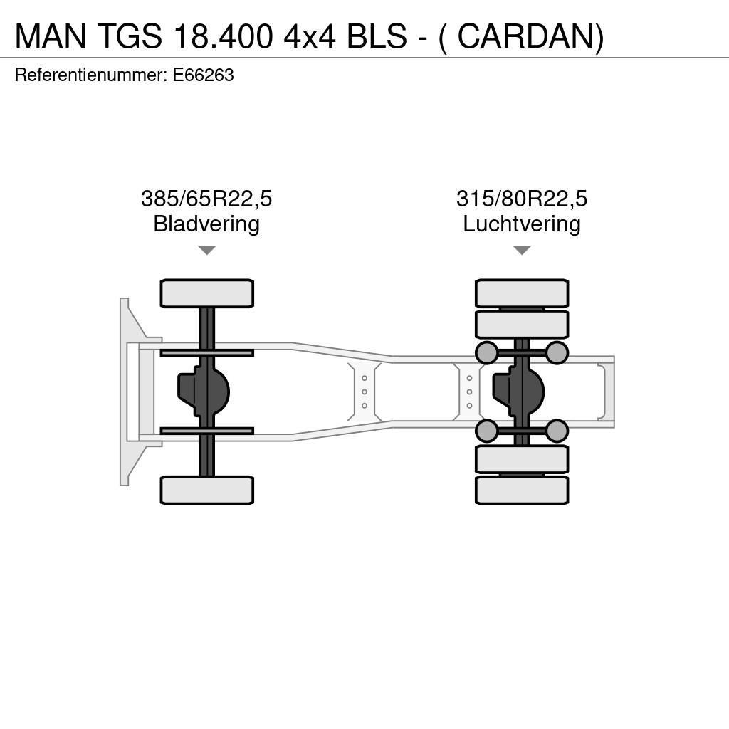 MAN TGS 18.400 4x4 BLS - ( CARDAN) Çekiciler