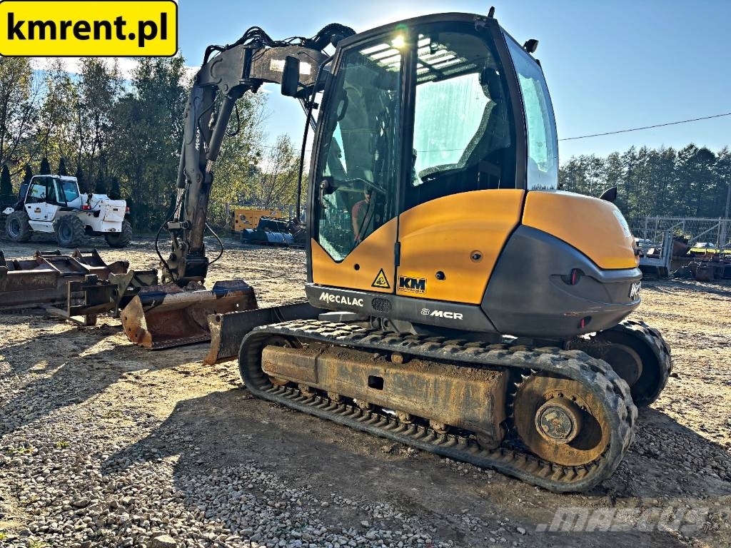 Mecalac 8 MCR MINI-KOPARKA 2016R. | 6 MCR JCB 8055 8080 KU Miniexcavadoras