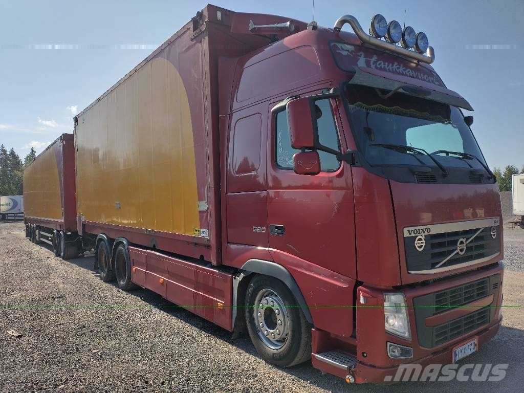 Volvo FH13 6x4 toplift ketjupurku +Toplift 5 aks. Kärty Flis-lastbiler