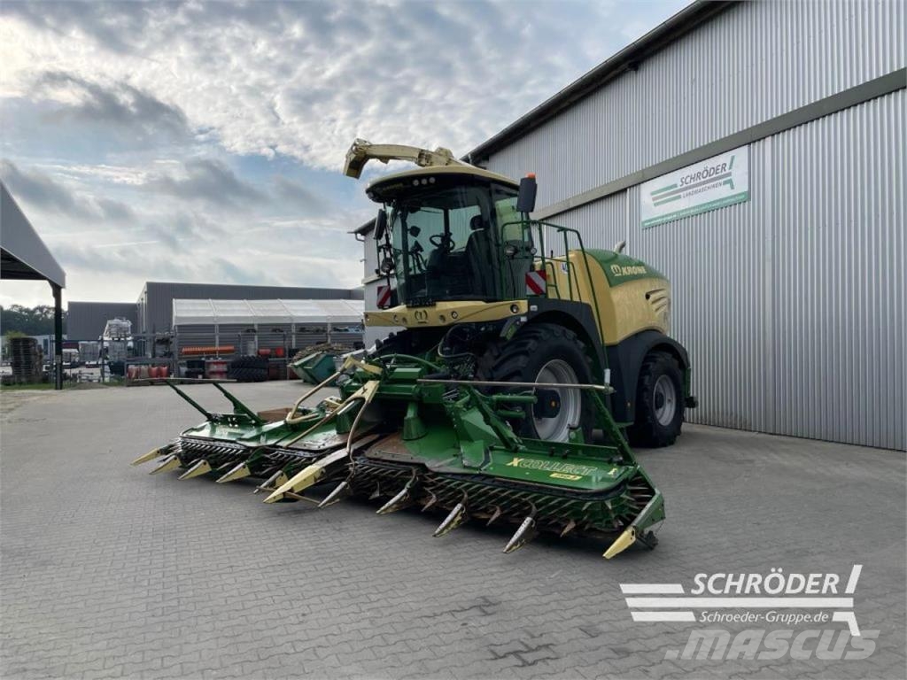 Krone BIG X 630 + EASYFLOW + XCOLLECT 750-3 Pašarų ruošimo technika