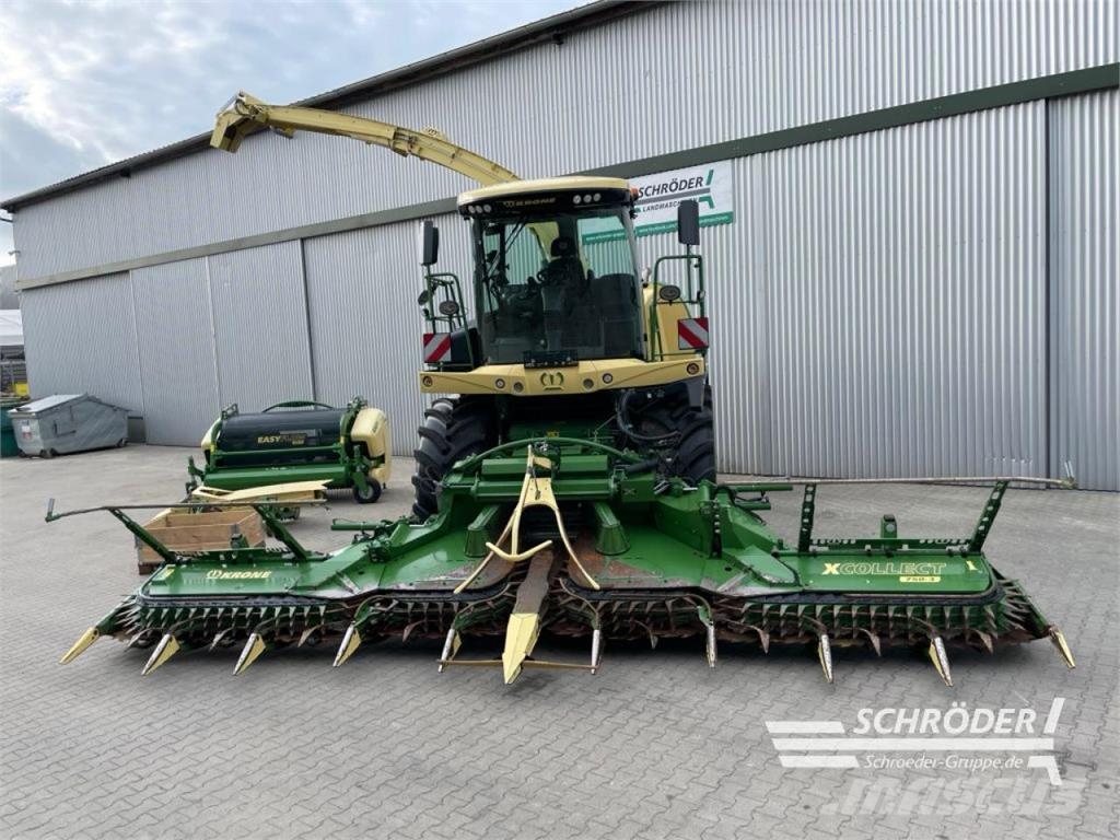 Krone BIG X 630 + EASYFLOW + XCOLLECT 750-3 Pašarų ruošimo technika