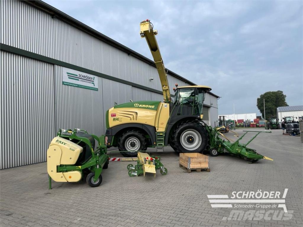 Krone BIG X 630 + EASYFLOW + XCOLLECT 750-3 Pašarų ruošimo technika