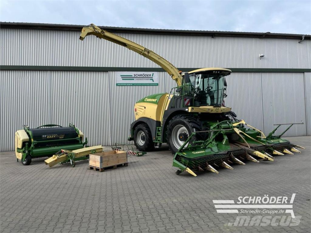 Krone BIG X 630 + EASYFLOW + XCOLLECT 750-3 Pašarų ruošimo technika