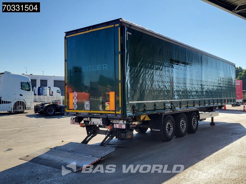 Krone SD Tailgate Lift Axle LBW Antivandlism Tents puspiekabes