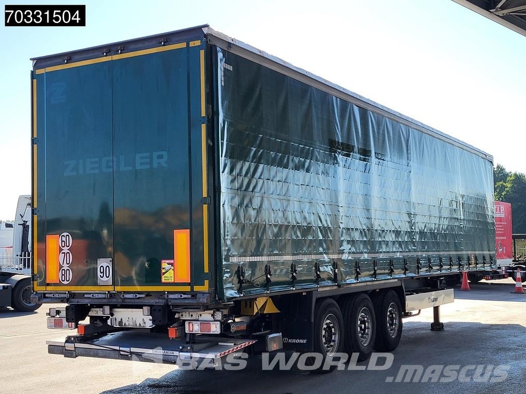 Krone SD Tailgate Lift Axle LBW Antivandlism Tents puspiekabes