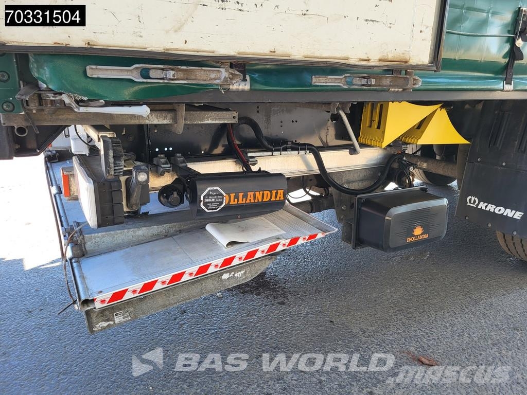Krone SD Tailgate Lift Axle LBW Antivandlism Tents puspiekabes