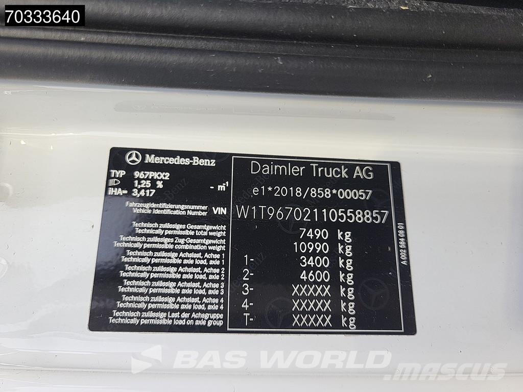 Mercedes-Benz Atego 816 4X2 8tonner 1000kg Ladebordwand Automati Umpikorikuorma-autot