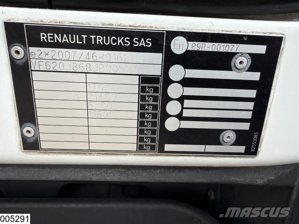 Renault D 16 280 EURO 6, Carrier, Meat, Viande, Carne Camiones con temperatura controlada