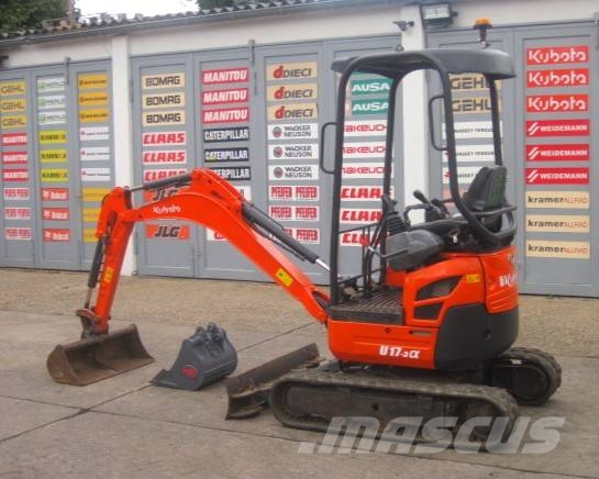 Kubota U17-3a * 2x Löffel * Mini kotrók < 7t
