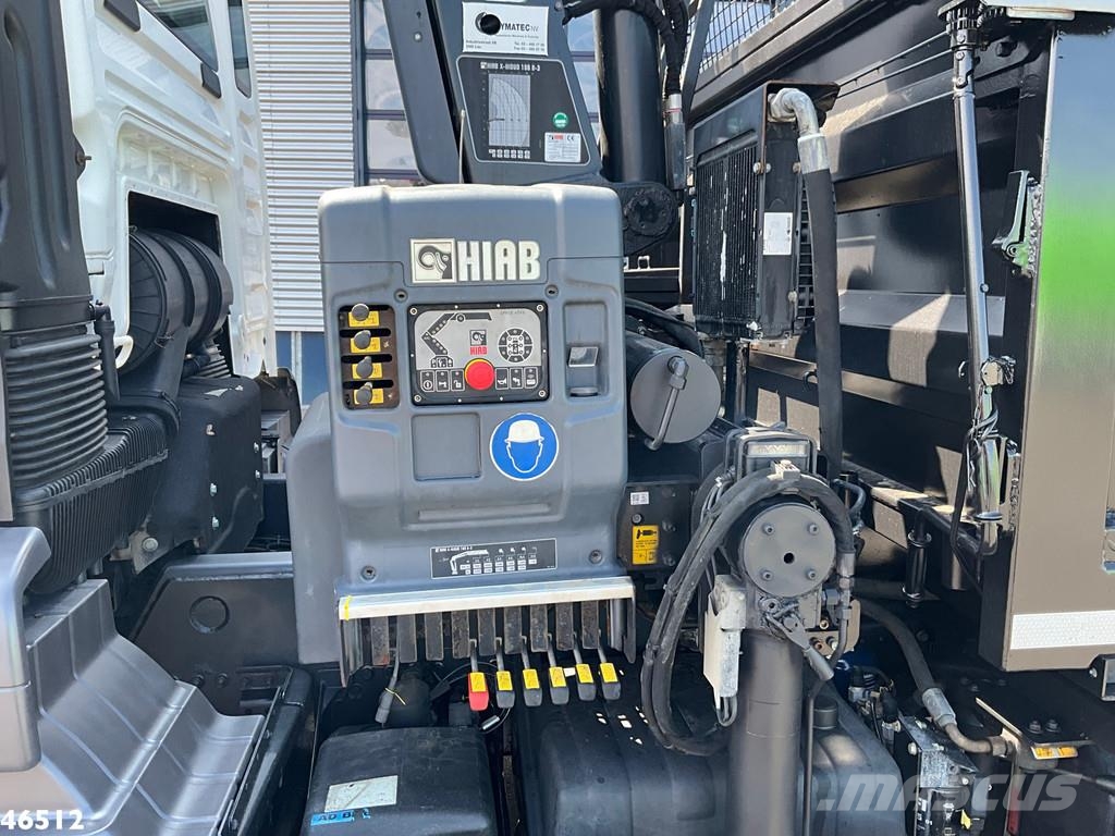 MAN TGS 26.360 Euro 6 Hiab 18 Tonmeter laadkraan Just شاحنات قلابة