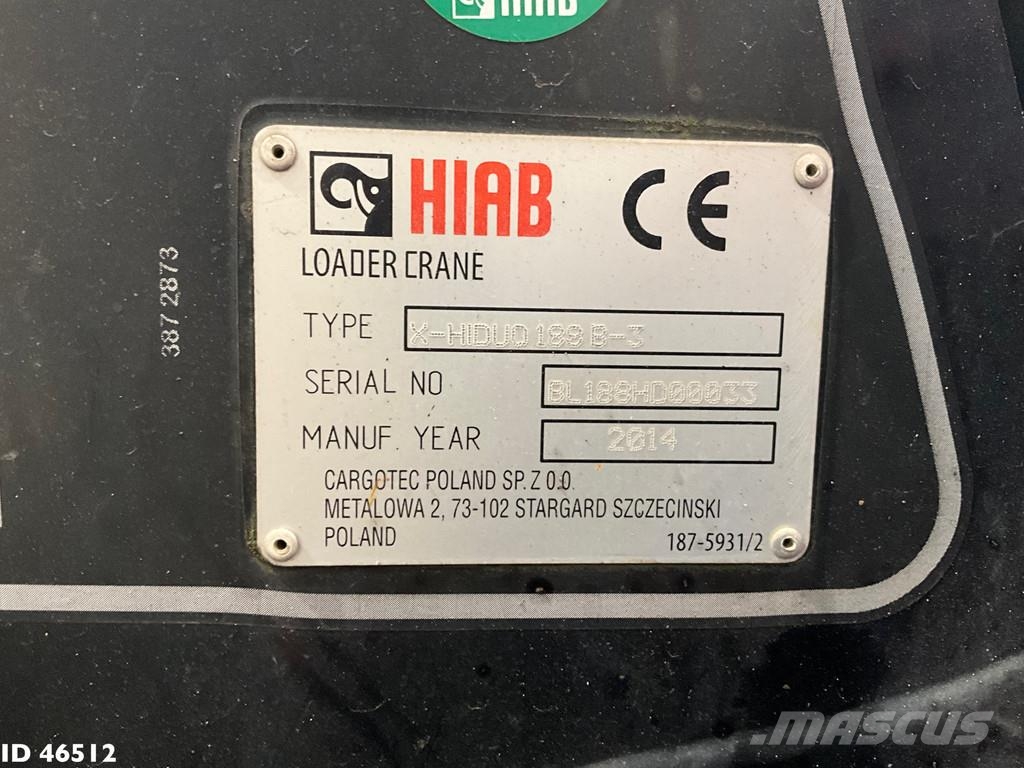MAN TGS 26.360 Euro 6 Hiab 18 Tonmeter laadkraan Just شاحنات قلابة