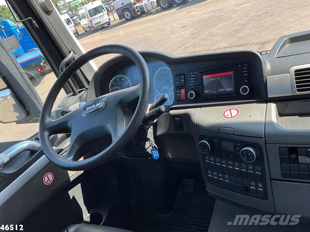 MAN TGS 26.360 Euro 6 Hiab 18 Tonmeter laadkraan Just شاحنات قلابة