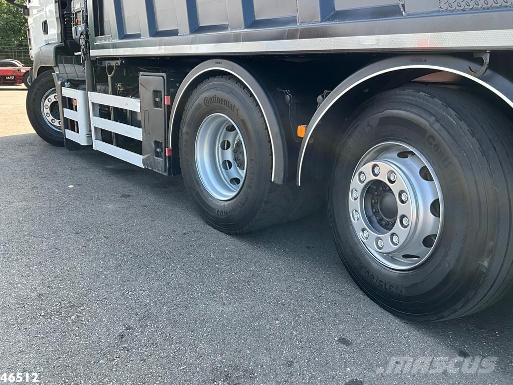 MAN TGS 26.360 Euro 6 Hiab 18 Tonmeter laadkraan Just شاحنات قلابة