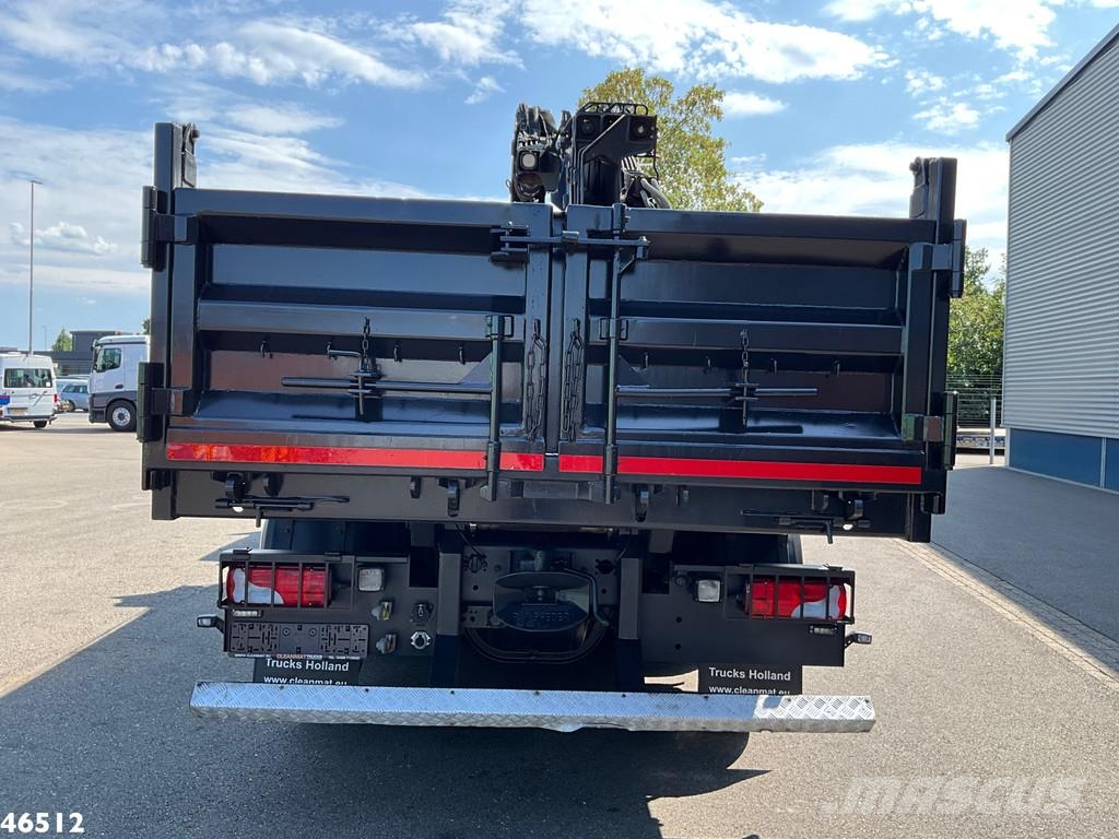 MAN TGS 26.360 Euro 6 Hiab 18 Tonmeter laadkraan Just شاحنات قلابة