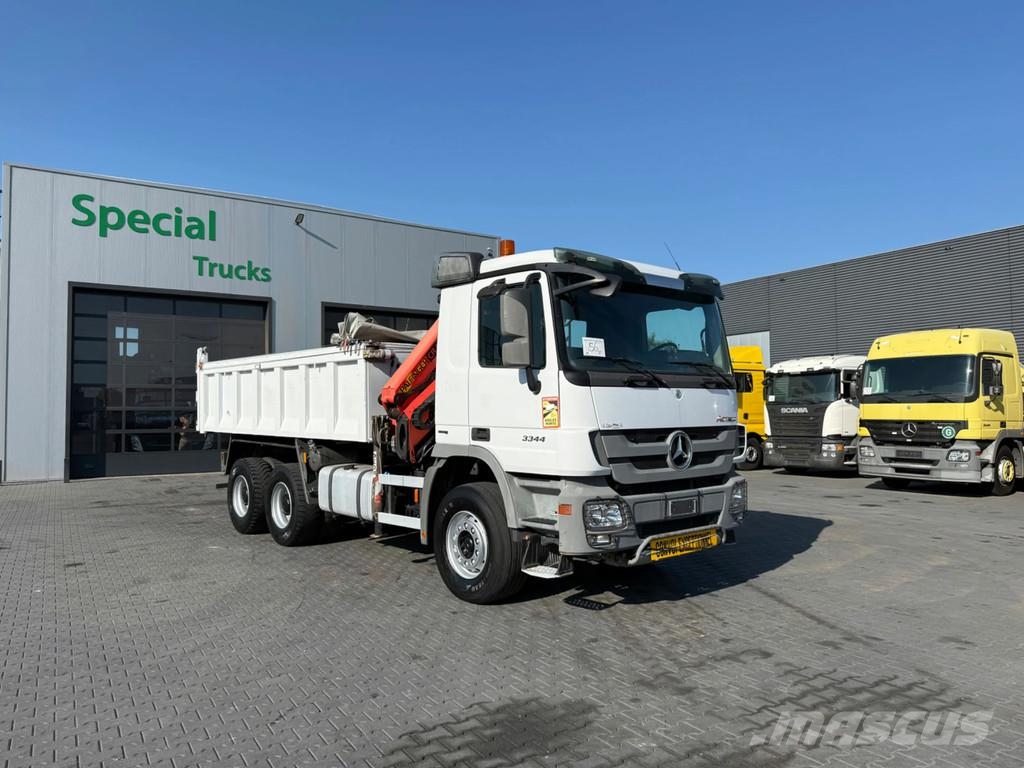 Mercedes-Benz Actros 3344 6x4 / EPS / Euro 5 / Palfinger PK 1650 自卸式货车