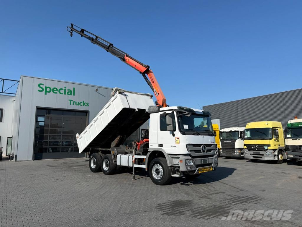 Mercedes-Benz Actros 3344 6x4 / EPS / Euro 5 / Palfinger PK 1650 自卸式货车