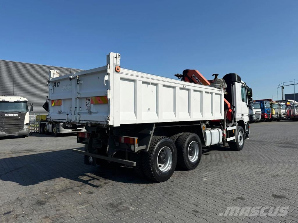 Mercedes-Benz Actros 3344 6x4 / EPS / Euro 5 / Palfinger PK 1650 自卸式货车