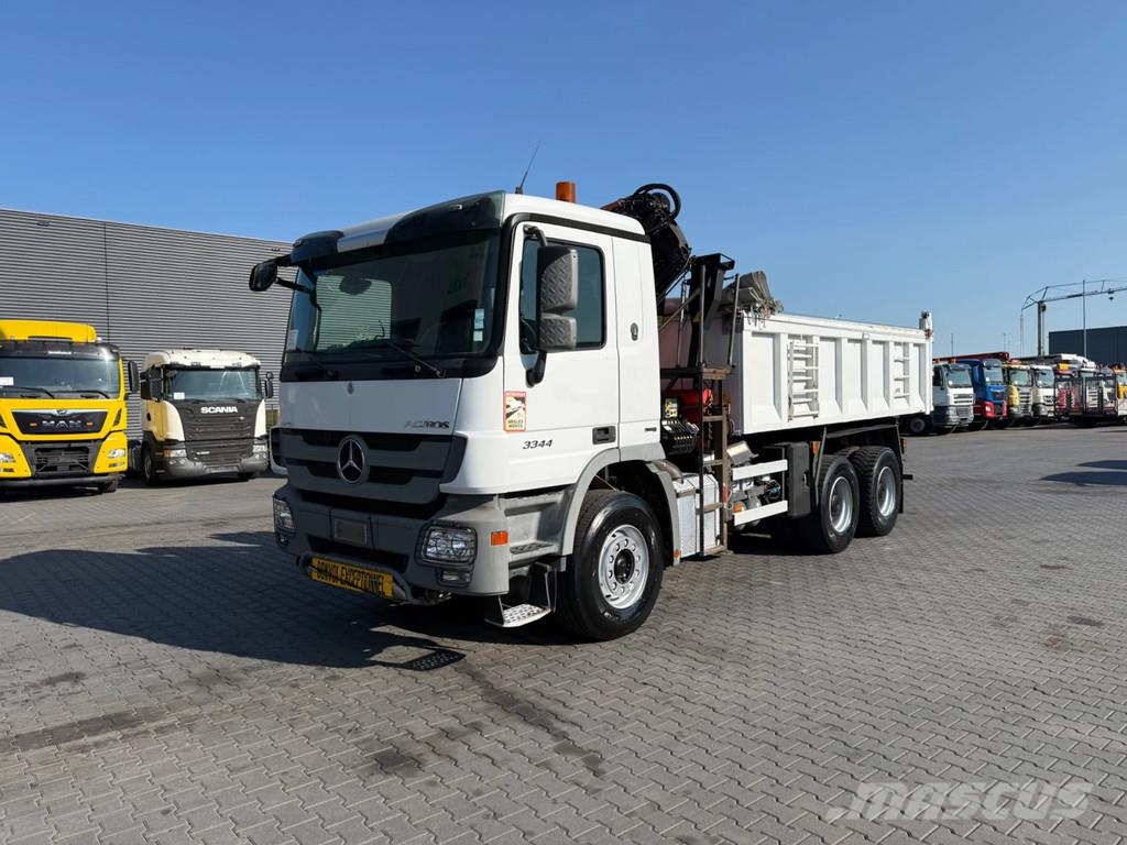 Mercedes-Benz Actros 3344 6x4 / EPS / Euro 5 / Palfinger PK 1650 自卸式货车