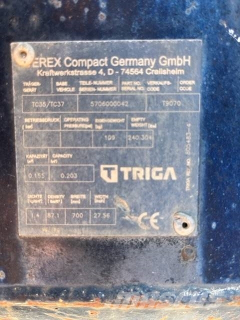 Terex Tieflöffel 700 mm Retroexcavadoras
