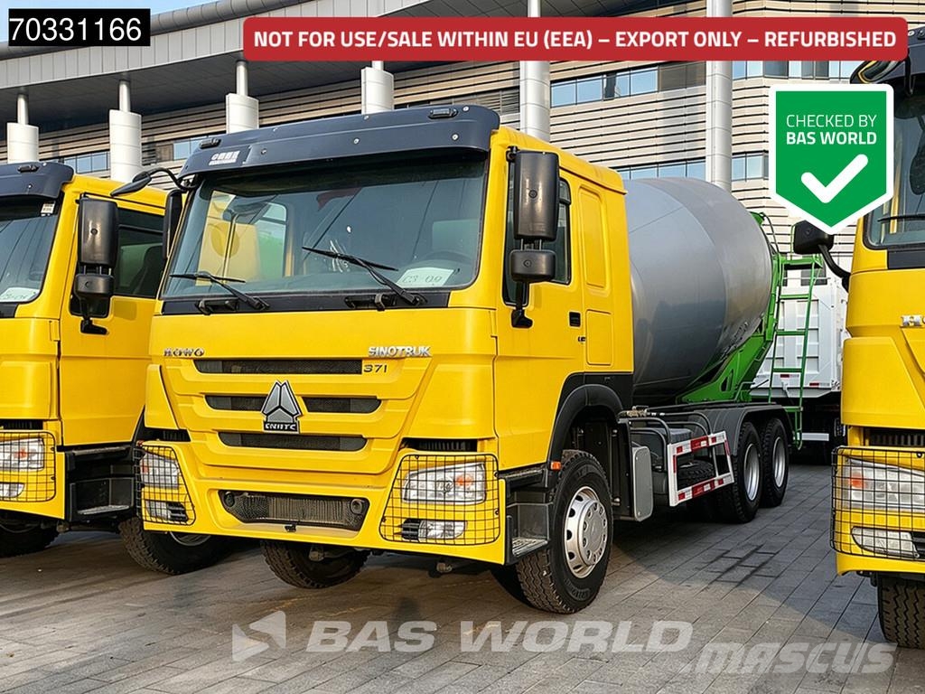 Sinotruk HOWO 371 6X4 Refurbished! Full Steel 12m3 mixer Ma Betonmixers en pompen