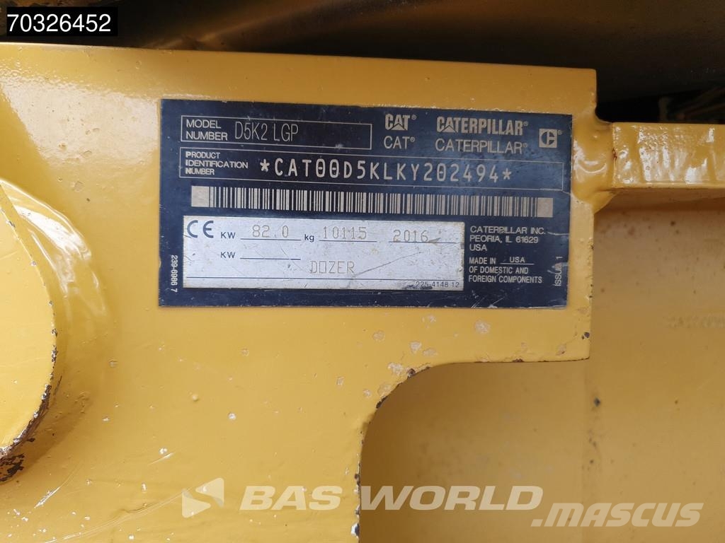 CAT D5 K2 LGP Ripper بلدوزرات مجنزرة