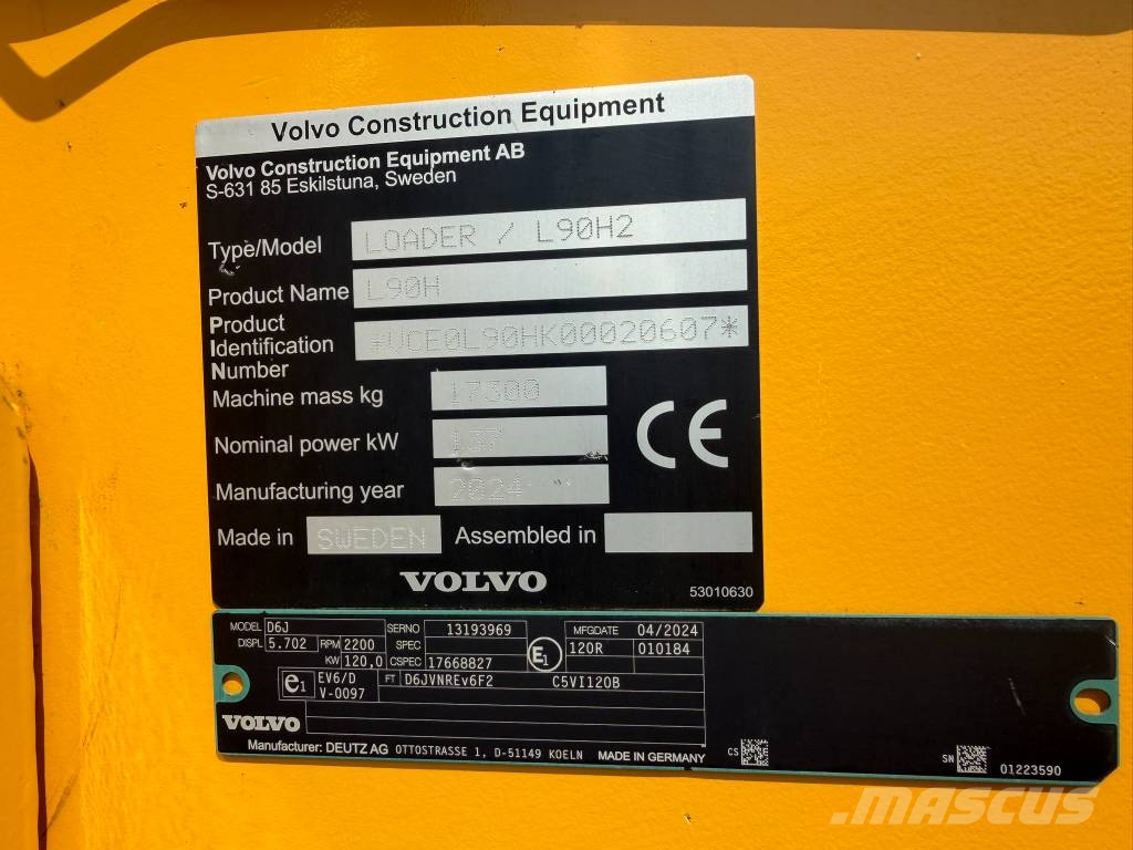 Volvo L 90 H لوادر بعجل
