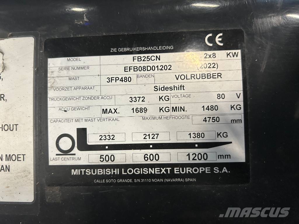 Mitsubishi FB 25 CN Elektrische heftrucks