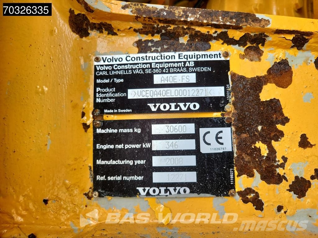 Volvo A40 E Csuklósdömperek