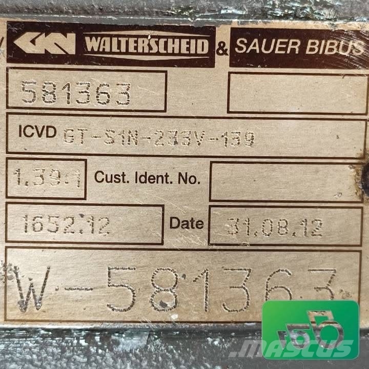 CLAAS Gearbox 581363 Sauer Bibus GT-S1-233V-139 Trasmissione