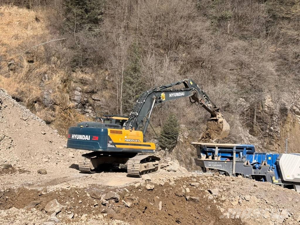 Hyundai HX 300 AL Rupsgraafmachines