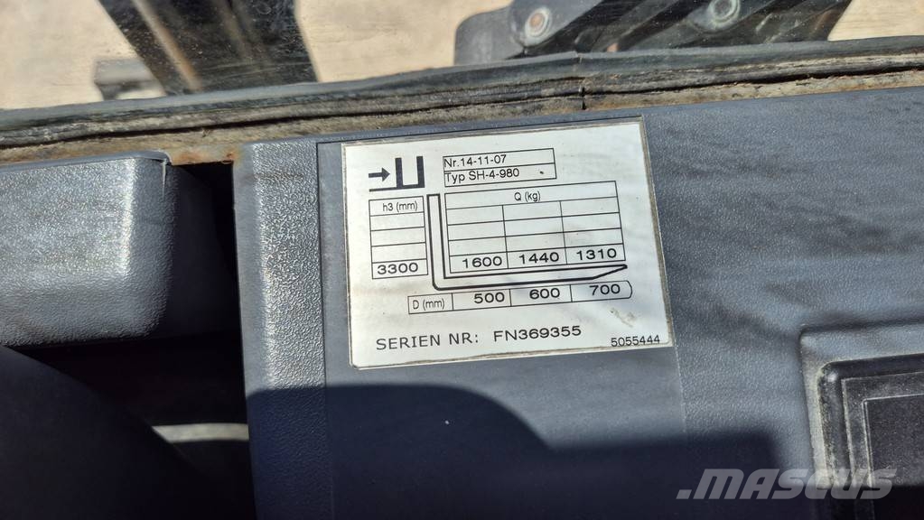 Jungheinrich TFG 316 - 2008 YEAR - 1335 HOURS LPG forklifts