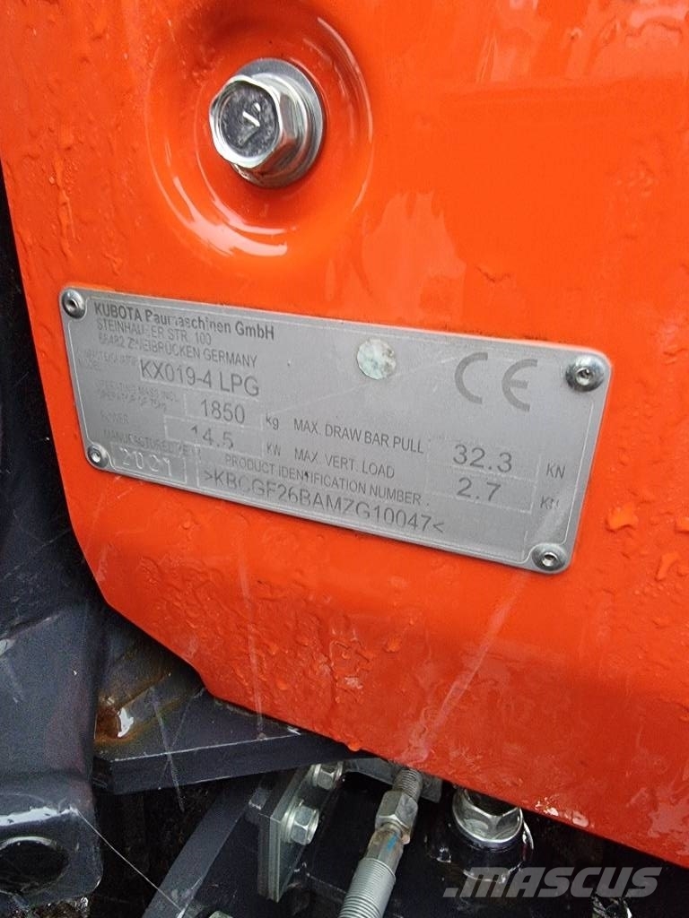 Kubota KX 019-4 Mini ekskavatori < 7 t