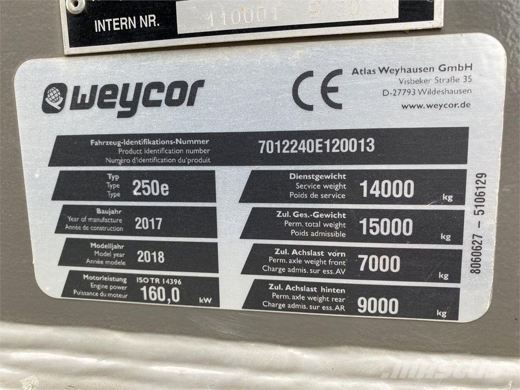 Weycor AR250E Колесни товарачи