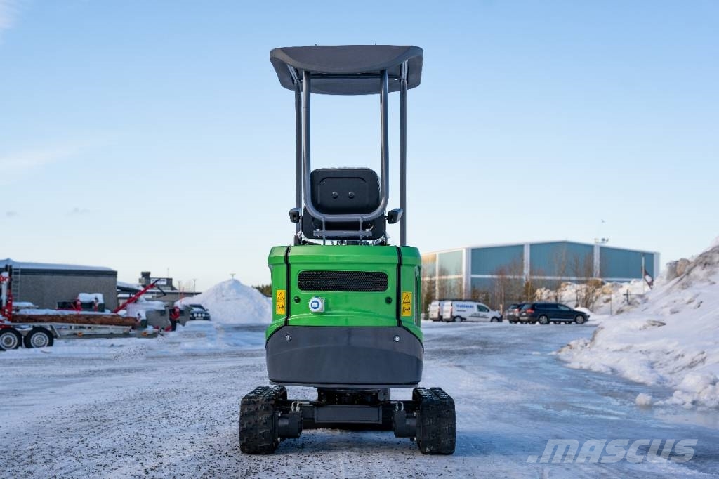 Everun Manitech ERE12E elektrisk minigrävare Minikoparki