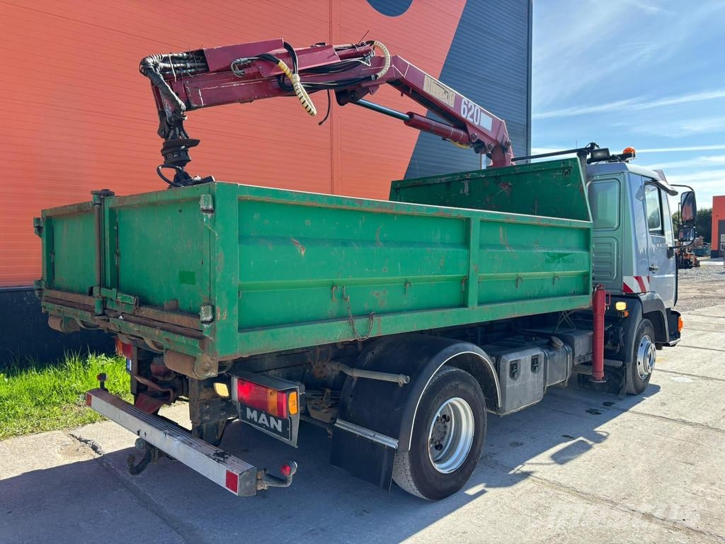 MAN 8.223 4x2 HMF 620 / BOX L=3396 mm Kraanaga veokid