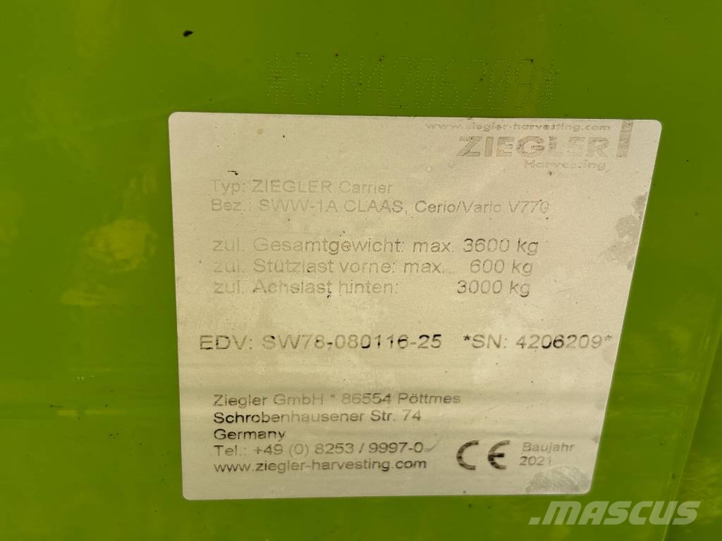 CLAAS Lexion 6700 Θεριζοαλωνιστικές μηχανές